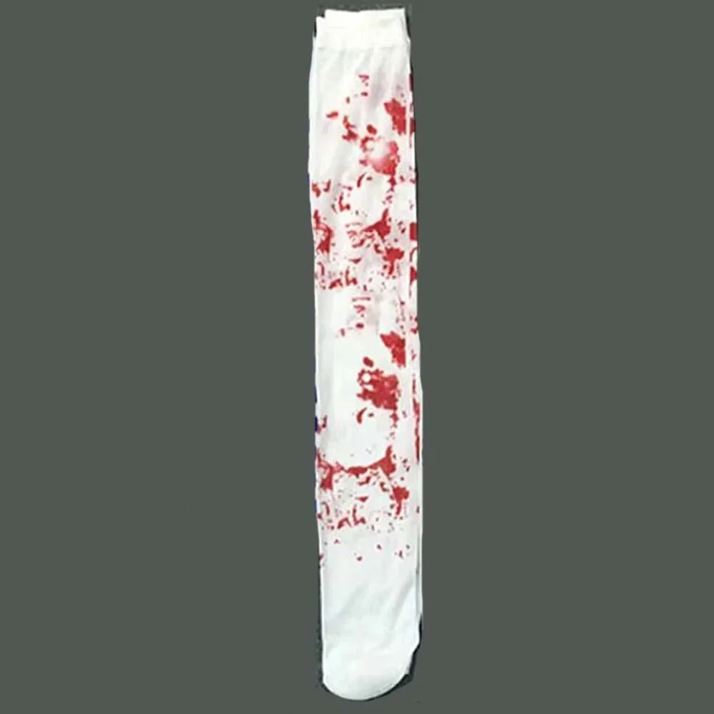 Zombie Blood Thigh Highs Womens One Size OS Costume Accessory Hosiery